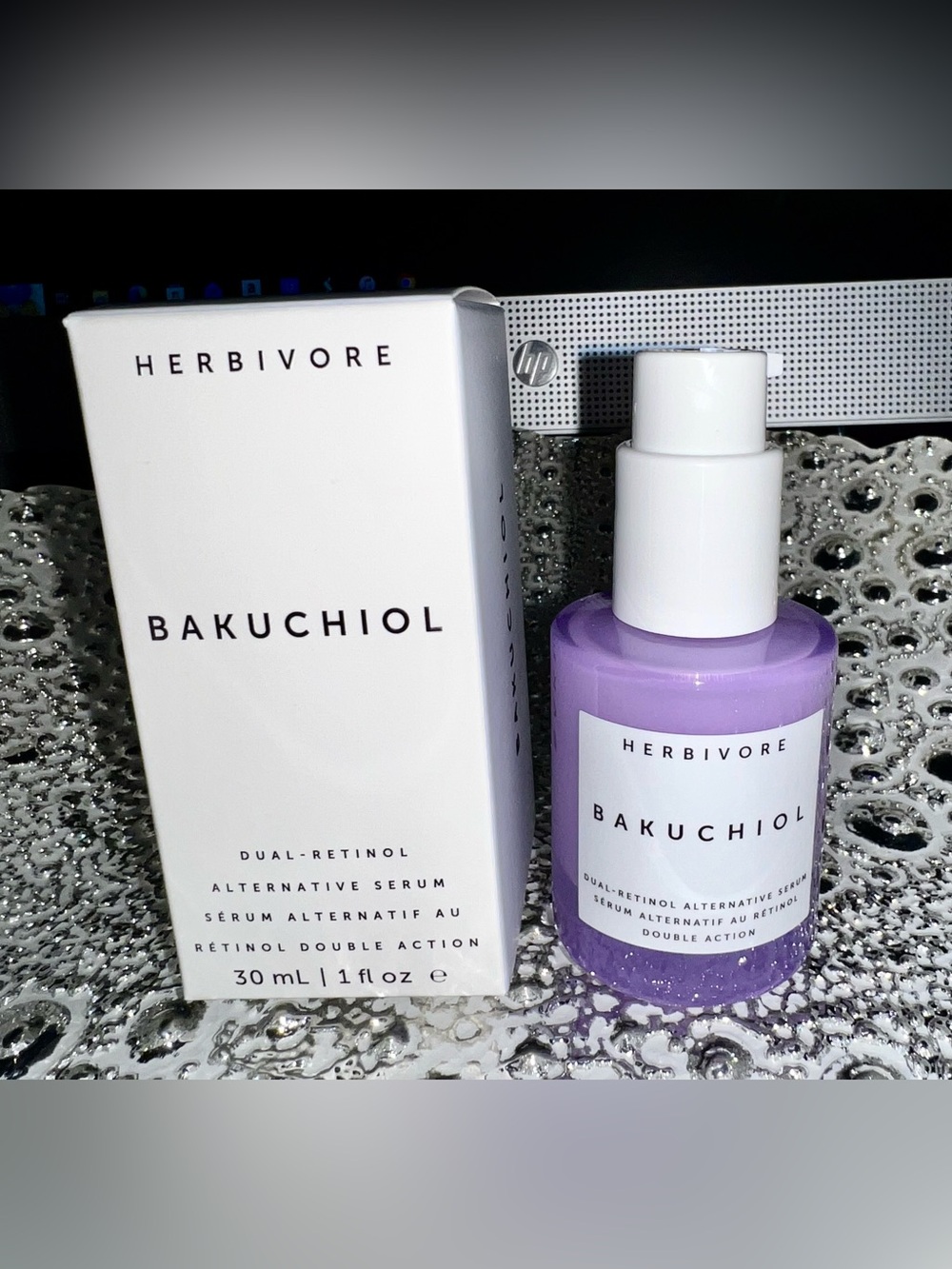 NIB Herbivore Bakuchiol Dual-Retinol Alternative Serum Clean Beauty Vegan